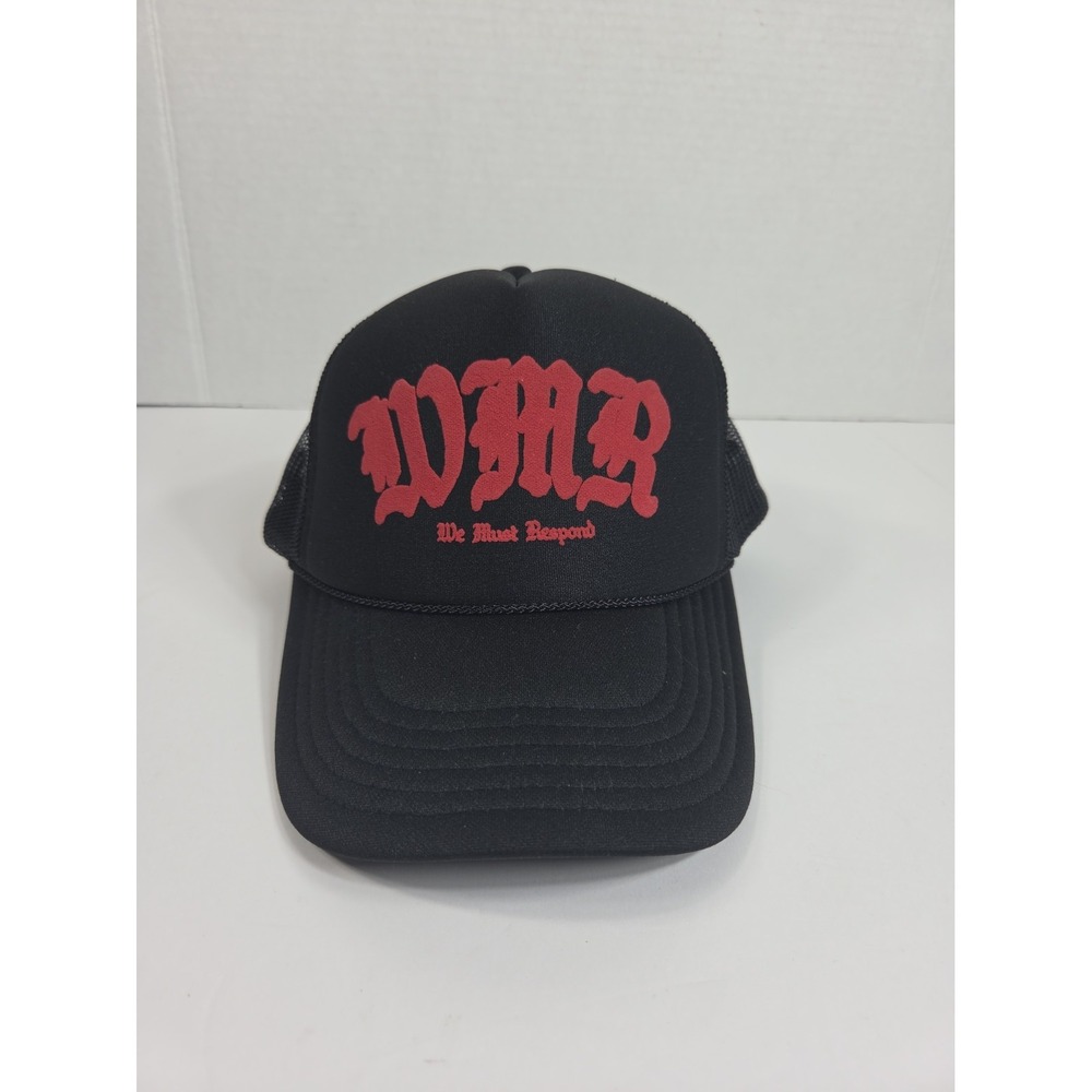 Bethel Music - WMR We Must Respond trucker Hat Black Red Snapback